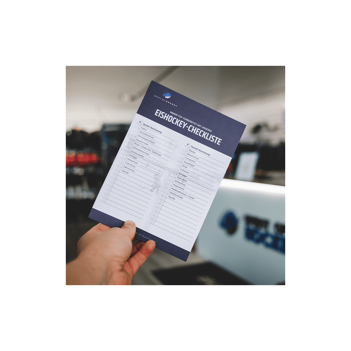 Die ultimative Eishockey-Checkliste: Alles, was du brauchst – in einem Klick - Eishockey Checkliste von Spirit of Hockey