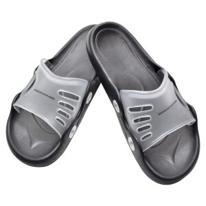 SHERWOOD Badesandalen 42 Schwarz/Transparent