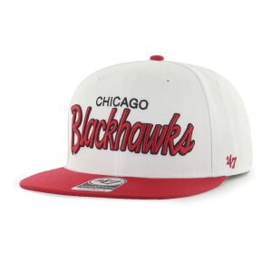 B47 NHL Cap White Crosstown Chicago Blackhawks