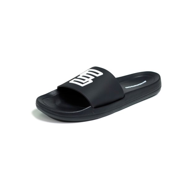 SHERWOOD Badesandalen "Logo" Schwarz 42