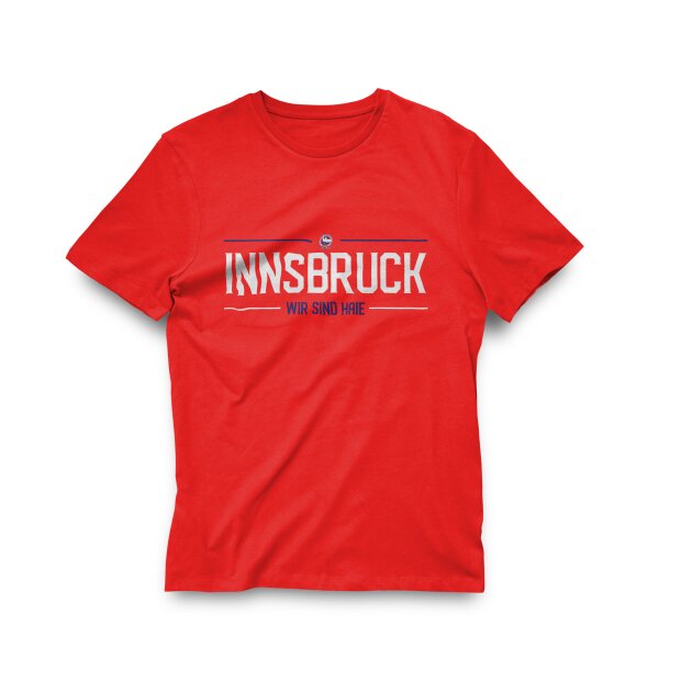HC Innsbruck Fanshirt 2023/24 - [SENIOR] Rot - "INNSBRUCK" L