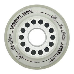 LABEDA Inline Rolle Union X-Soft - [4er SET] Wei&szlig; 76