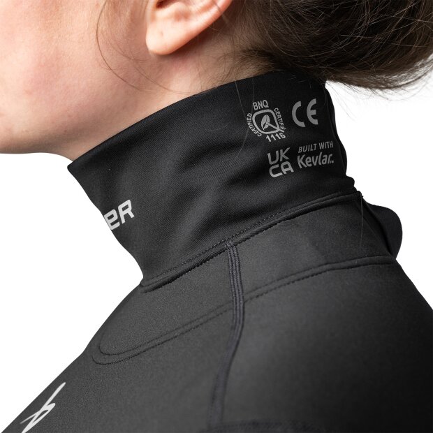 BAUER LS Neckprotect Oberteil - Damen - [SENIOR] M Schwarz