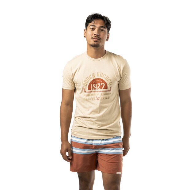 BAUER Graphic Tee - [SENIOR] L Beige