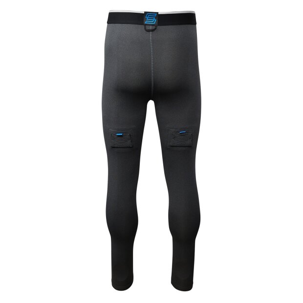 SHERWOOD Hat Trick Compression Jock Hose - [SENIOR] M Schwarz