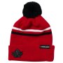 BAUER Hockey Canada Striped Pom - [SENIOR] Rot