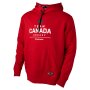 BAUER Hockey Canada Stacked Hoodie - [SENIOR] XL Rot