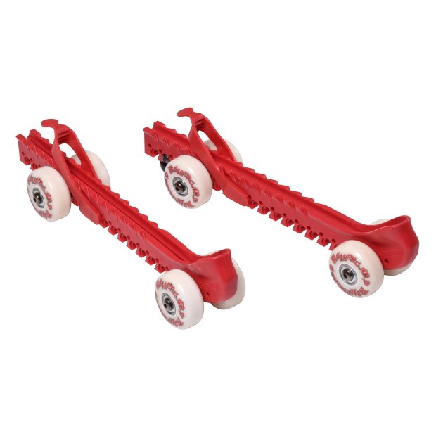 ROLLERGARD Kufenschoner mit Rollen Hockey Rot