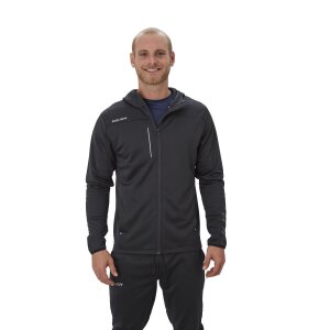 BAUER Fleece Zip Hoodie Vapor - [SENIOR] Grau-XXL