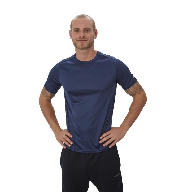 BAUER Team Tech Tee Vapor - [YOUTH] Marine S