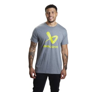 BAUER SS Crew Tee Core Lockup - [SENIOR] Grau S