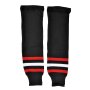 Eishockey Stutzen NHL -  Chicago Blackhawks Senior Schwarz/Rot/Weiss