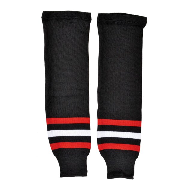 Eishockey Stutzen NHL -  Chicago Blackhawks Senior Weiss/Rot/Schwarz