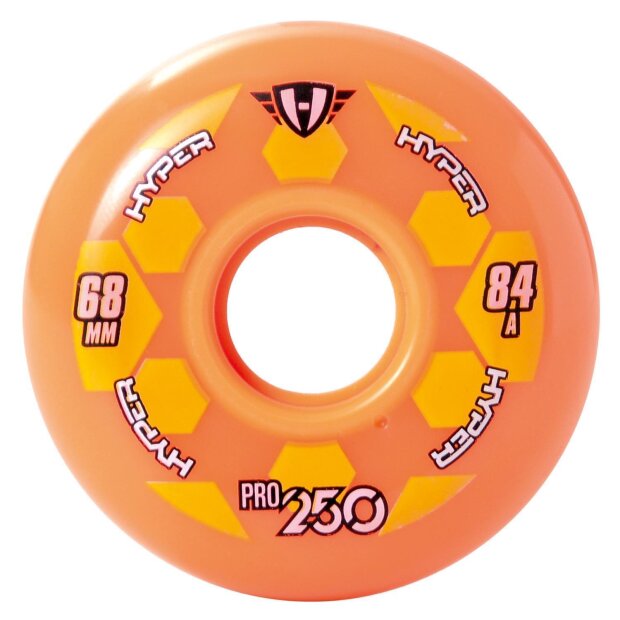 HYPER Inline Rolle Pro 250 84A - [4er SET] 80mm Orange
